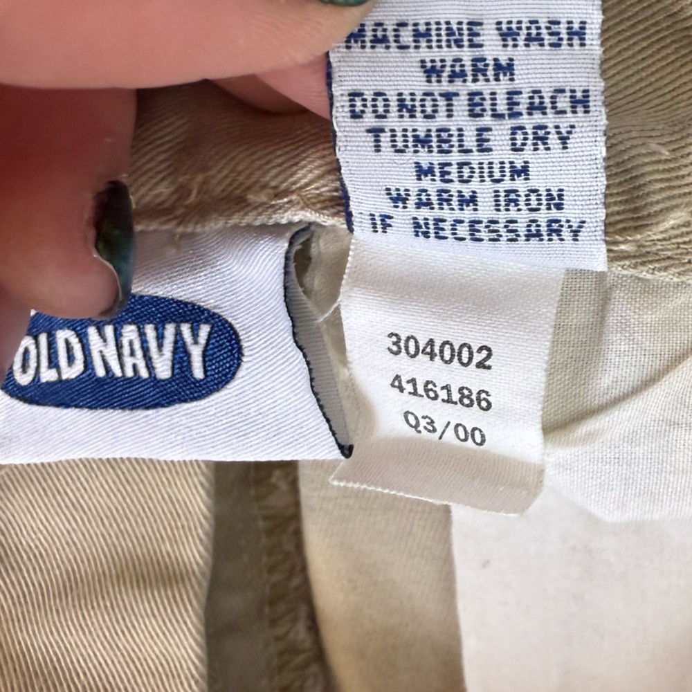 Vintage 2000s Denim Tan Beige Women's Long Maxi/Midi Skirt Size XS Old Navy - Picture 15 of 15